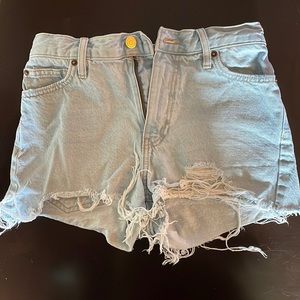 BDG Urban Outfitters Girlfriend High-rise denim shorts